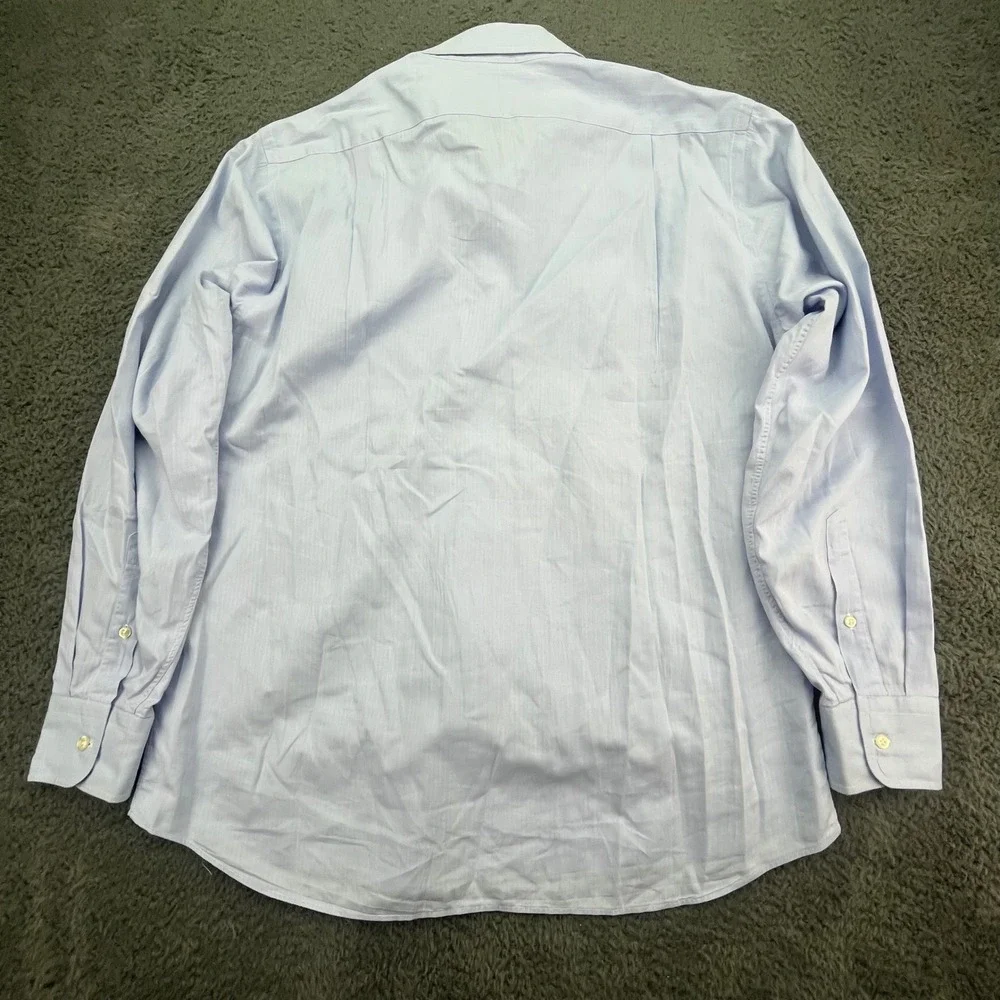 Barney's‎ New York Mens Dress Shirt 15 1/2-34 Blue Long Sleeve Career